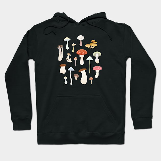 dreamy mushrooms Hoodie by Noristudio